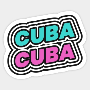 Cuba Cuban Cubano Sticker